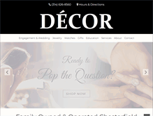 Tablet Screenshot of decor-jewelry.com